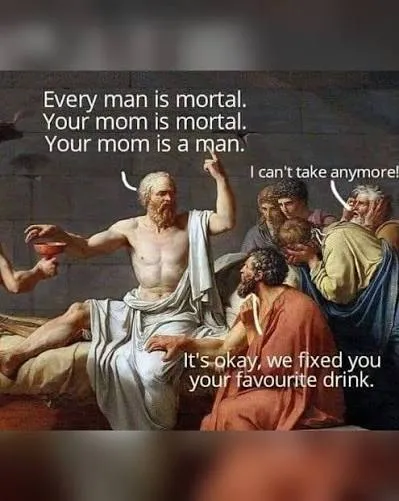 EWW - logic 101 (who got the favorite drink jab?)