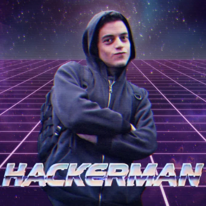Hackerman Meme: Kung Fury Origin and Mr. Robot Spread